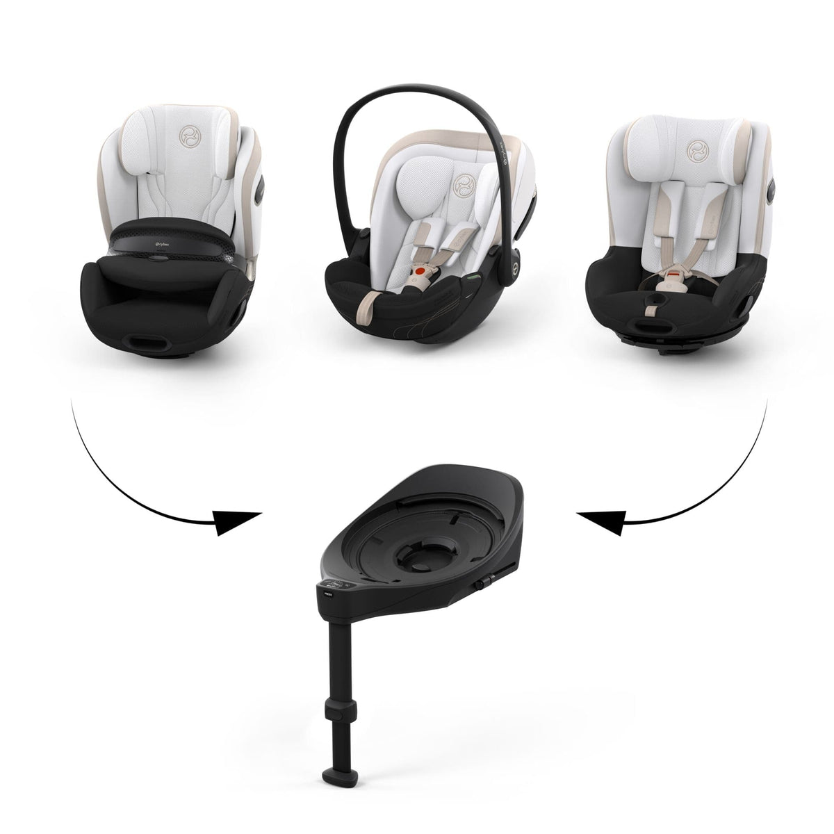 Cybex Car Seat Cybex Anoris S Style Airbag - Off White - Pre Order