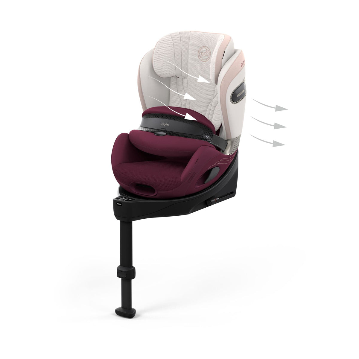 Cybex Car Seat Cybex Anoris Si Airbag Style - Quartz Pink - Pre Order