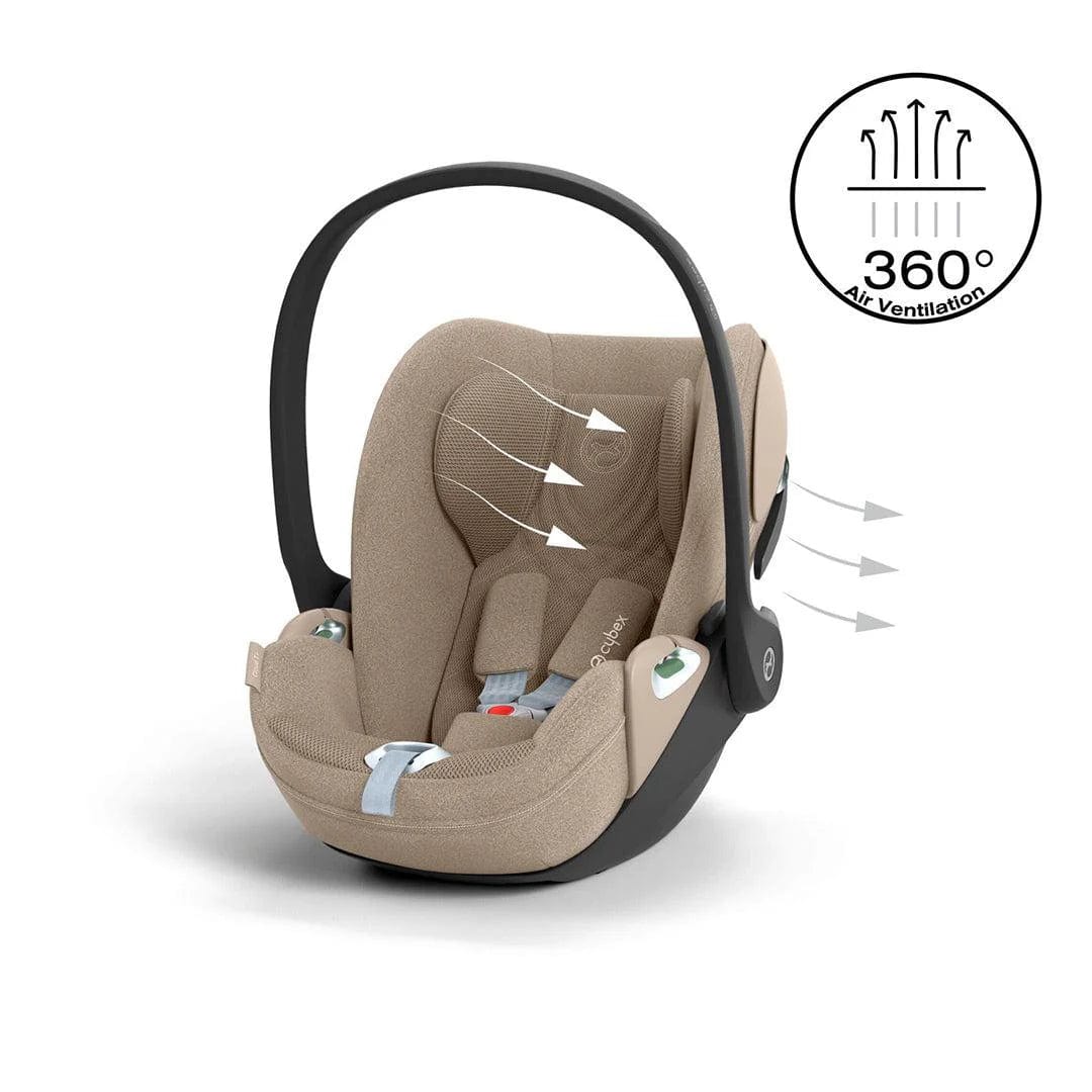 cybex cozy beige Cybex Cloud T Car Seat │ Cozy Beige + – Bababoom Boutique