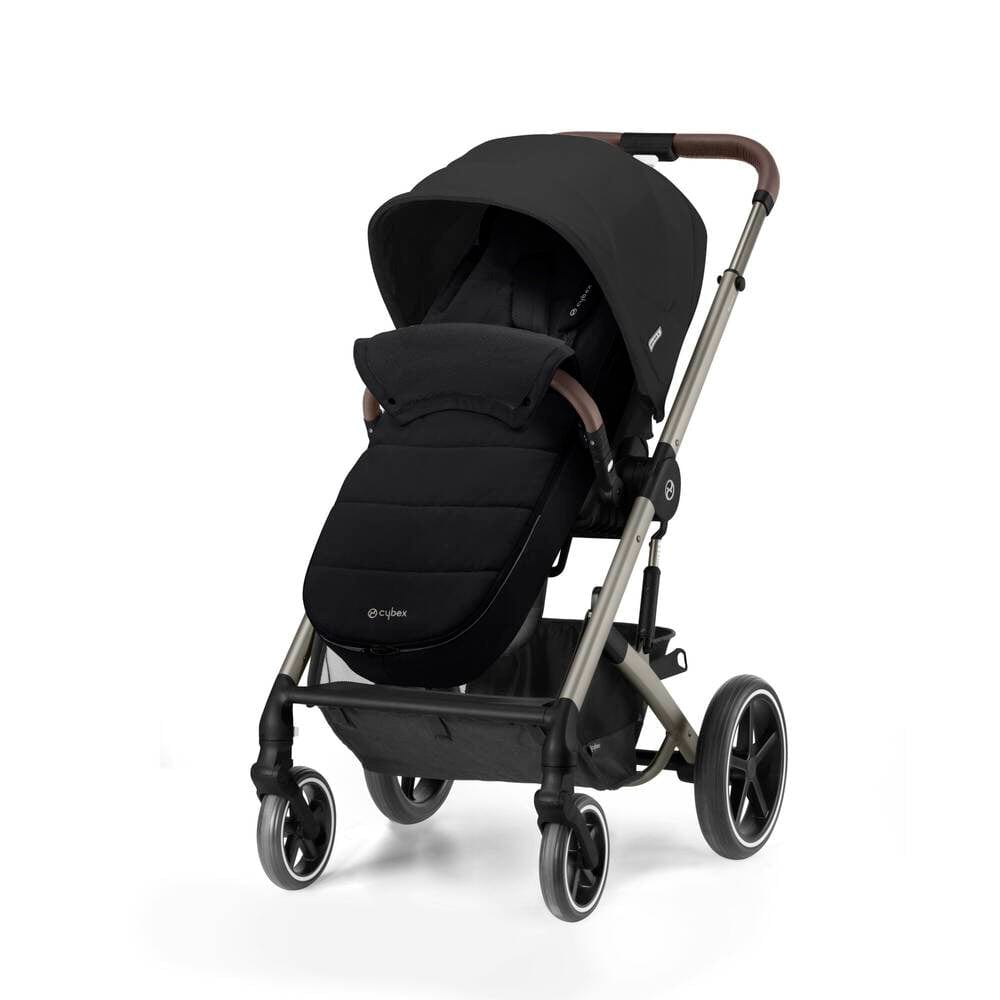 その他 Cybex PLATINUM FOOT MUFF Black Cybex Platinum footmuff Sepia Black | NordBaby™