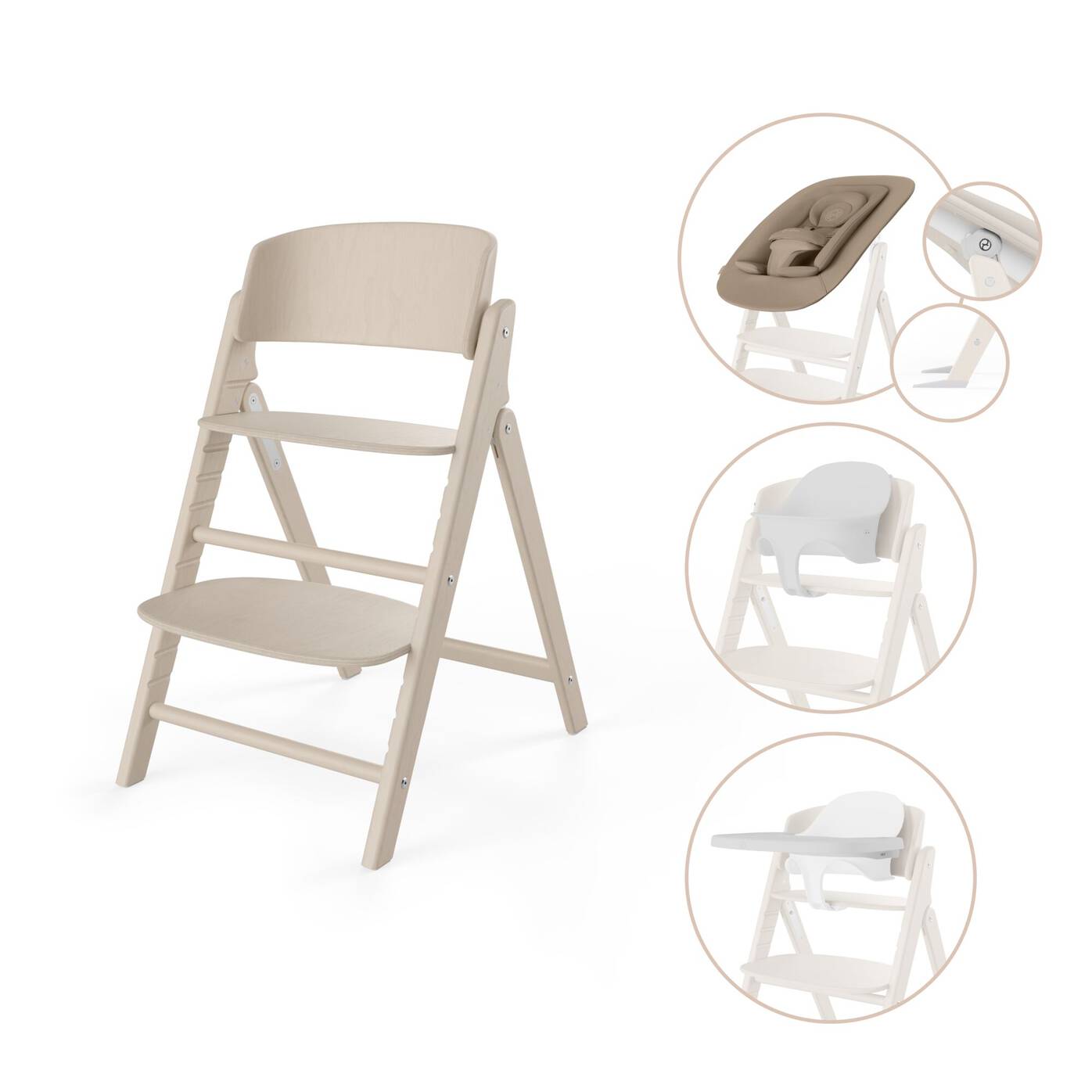 Cybex Highchair Cybex 4 in 1 Click & Fold - All Natural