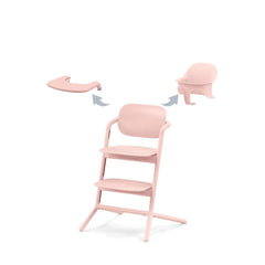 Cybex Highchair Pearl Pink Cybex LEMO 3-in-1 Highchair Set