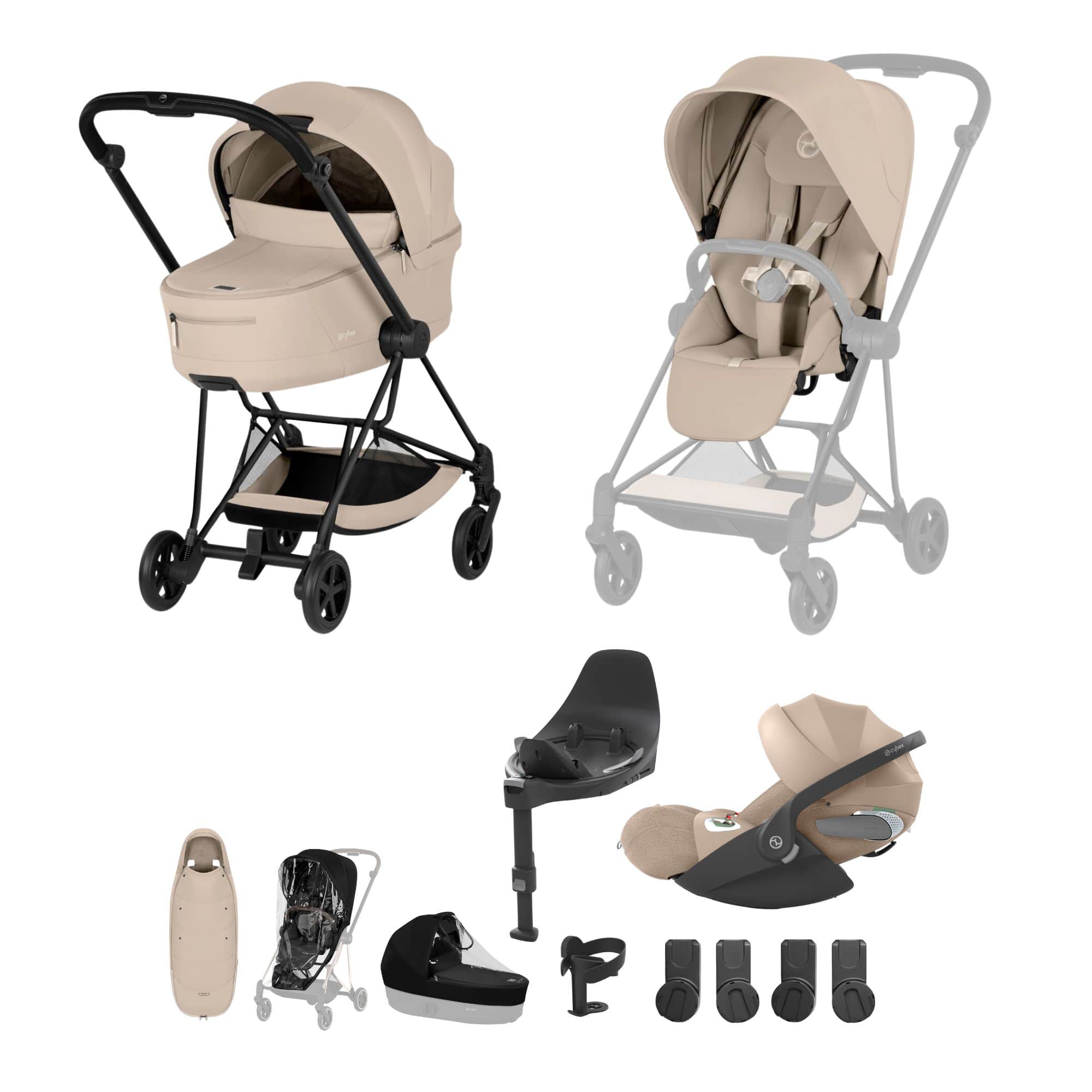 Cybex Prams & Car Seat Bundles Cybex Mios Ultimate Accessory  - Comfort Collection - Beige 2026