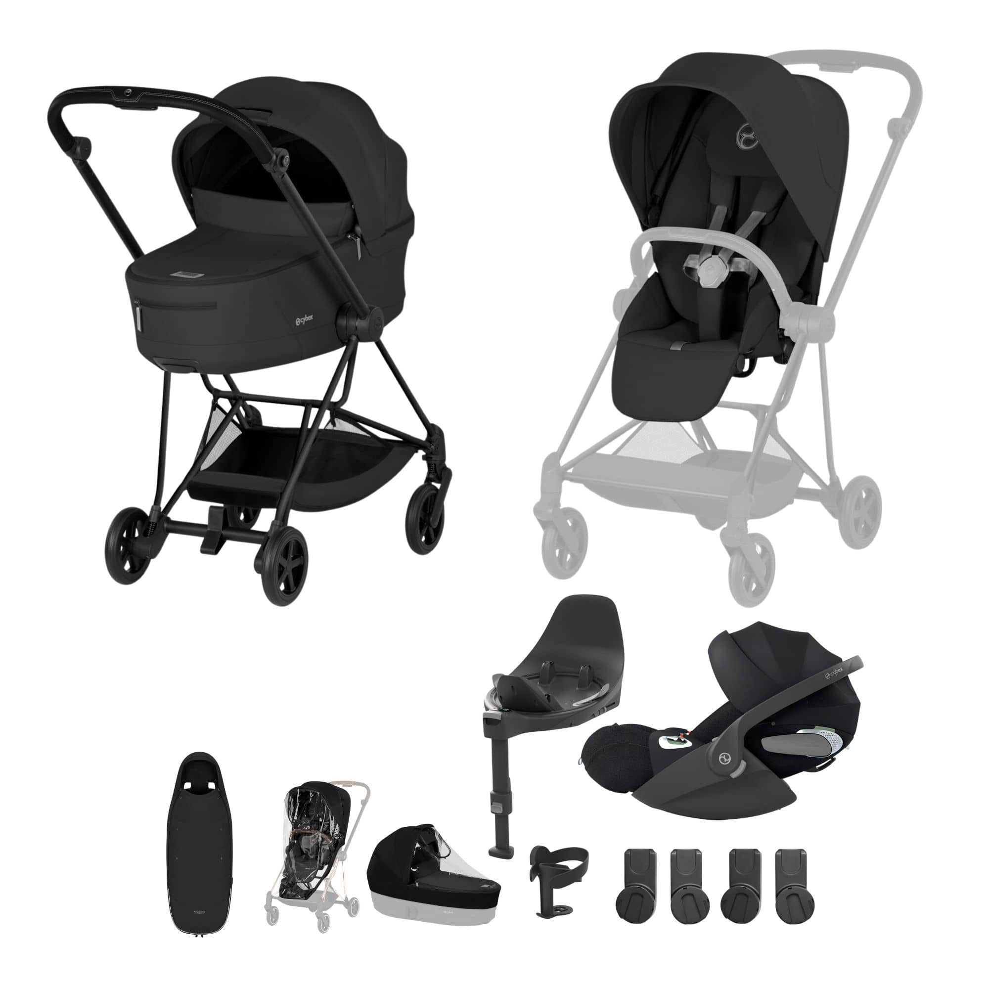 Cybex Prams & Car Seat Bundles Cybex Mios Ultimate Accessory  - Comfort Collection - Black 2026