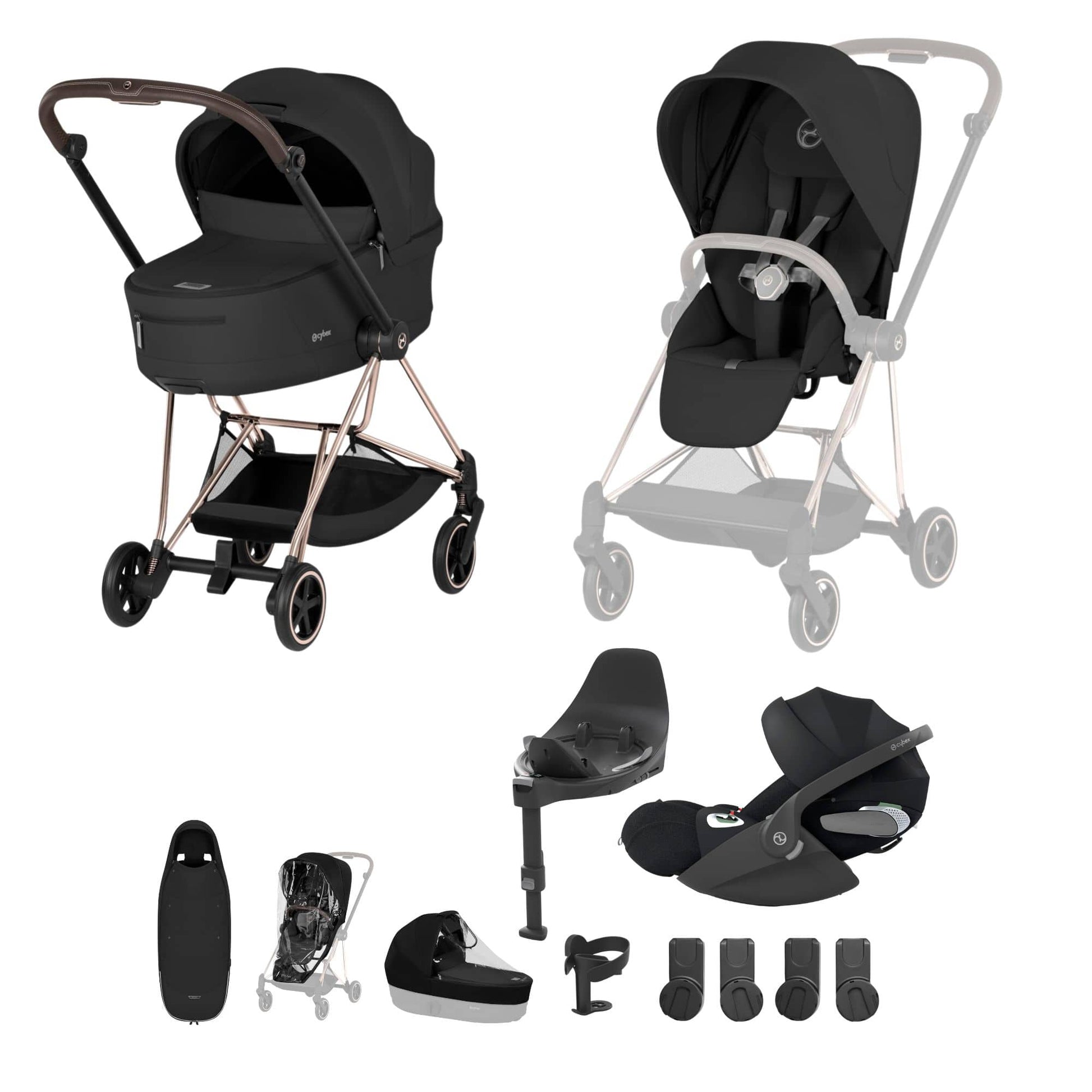 Cybex Prams & Car Seat Bundles Cybex Mios Ultimate Accessory  - Comfort Collection - Rose Gold 2026