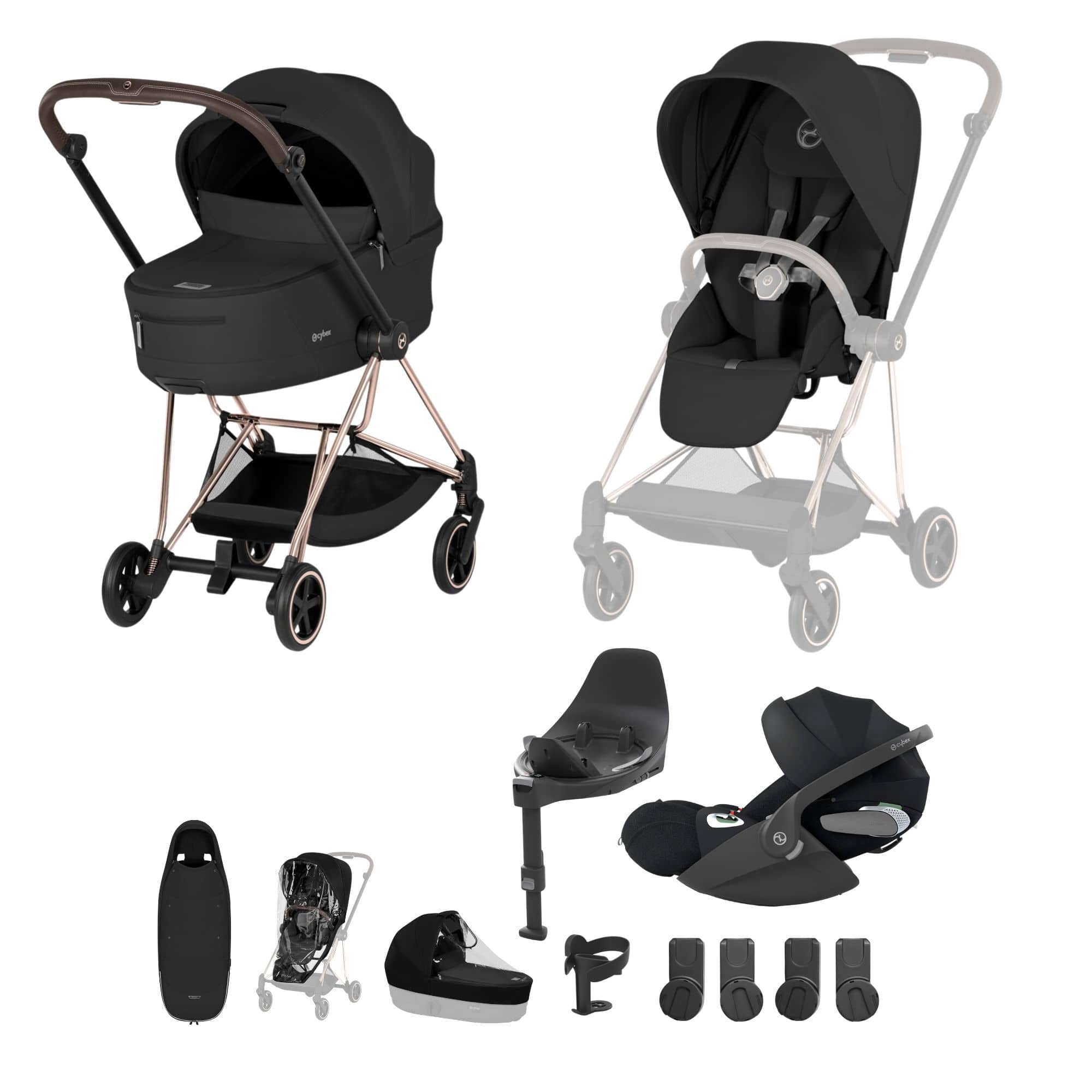 Cybex Prams & Car Seat Bundles Cybex Mios Ultimate Accessory  - Comfort Collection - Rose Gold 2026
