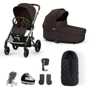 Cybex Prams Cybex Balios S Lux Essential Bundle - Chocolate brown