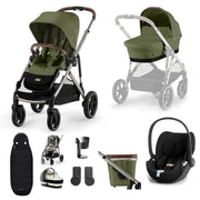 Cybex Prams Cybex Gazelle S - Luxury Cloud T Bundle - Moss Green