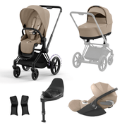 Cybex Prams & Pushchairs Cozy Beige Cybex ePriam Matt Black