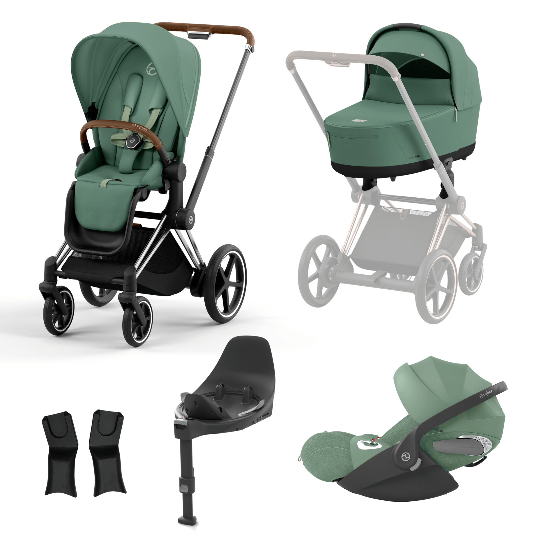 pram cybex Cybex ePriam Chrome Brown – Bababoom Boutique