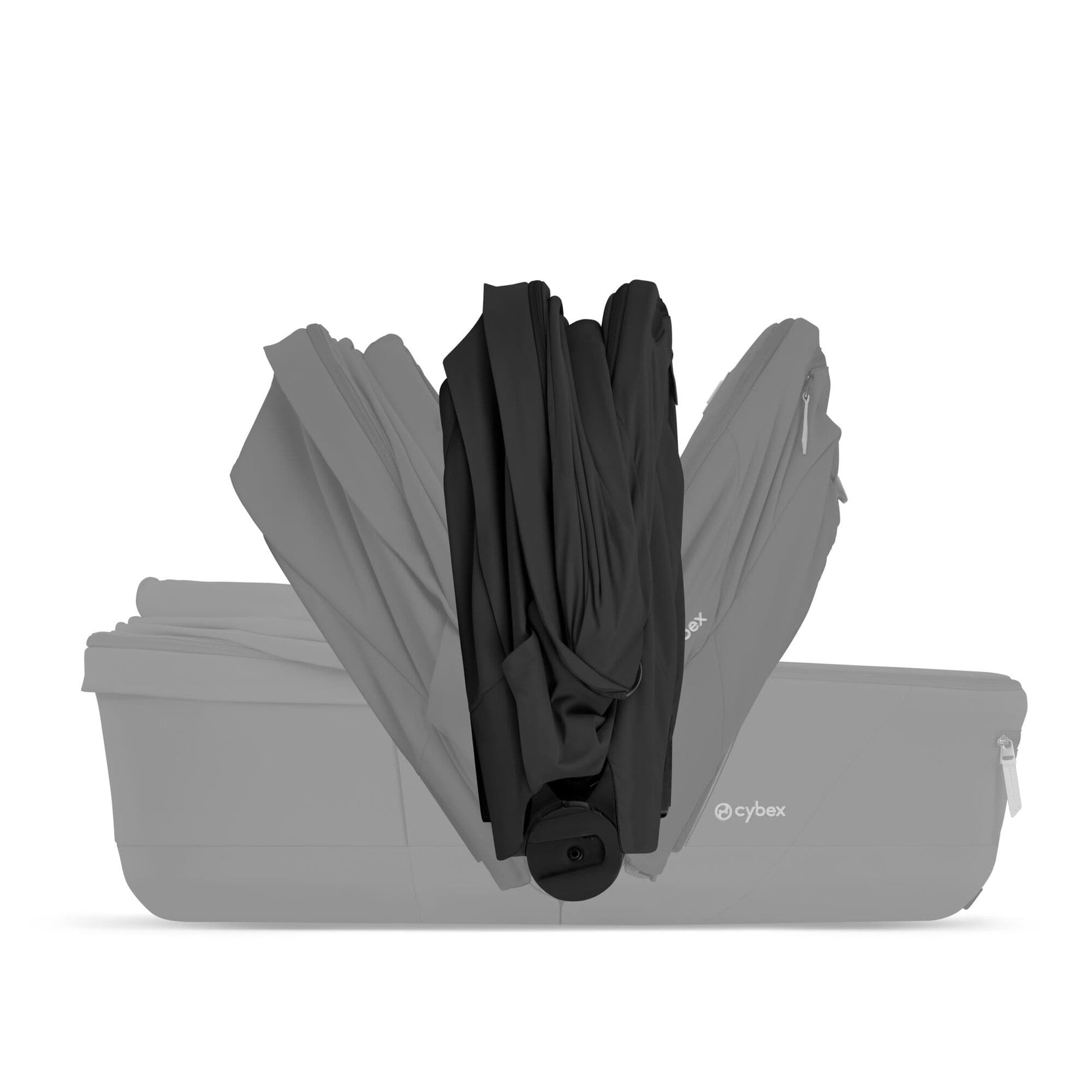 Cybex Prams & Pushchairs Cybex Mios Puschair & Fold Cot Bundle -All Black 2026