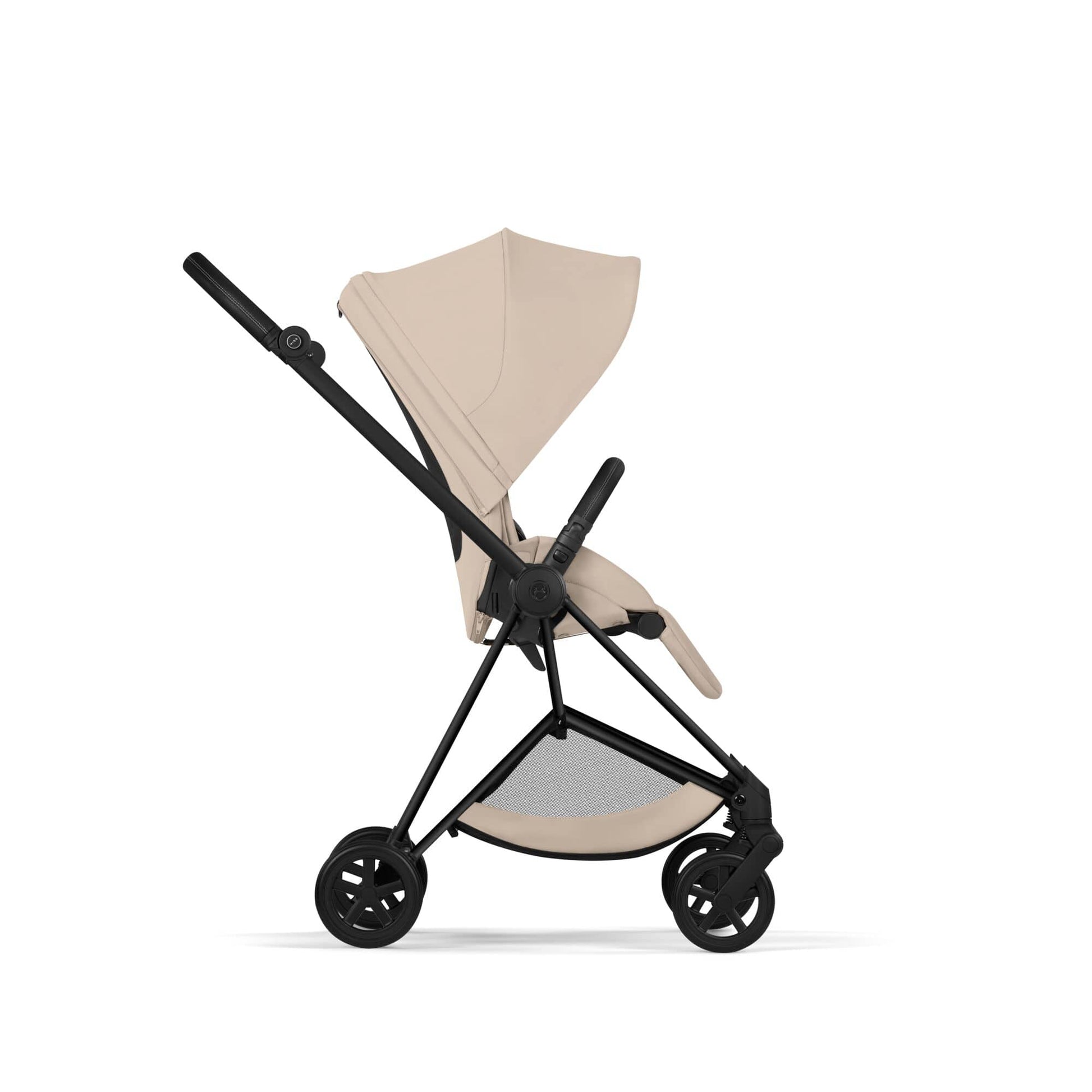 Cybex Prams & Pushchairs Cybex Mios Puschair & Fold Cot Bundle - Black/Cozy Beige 2026