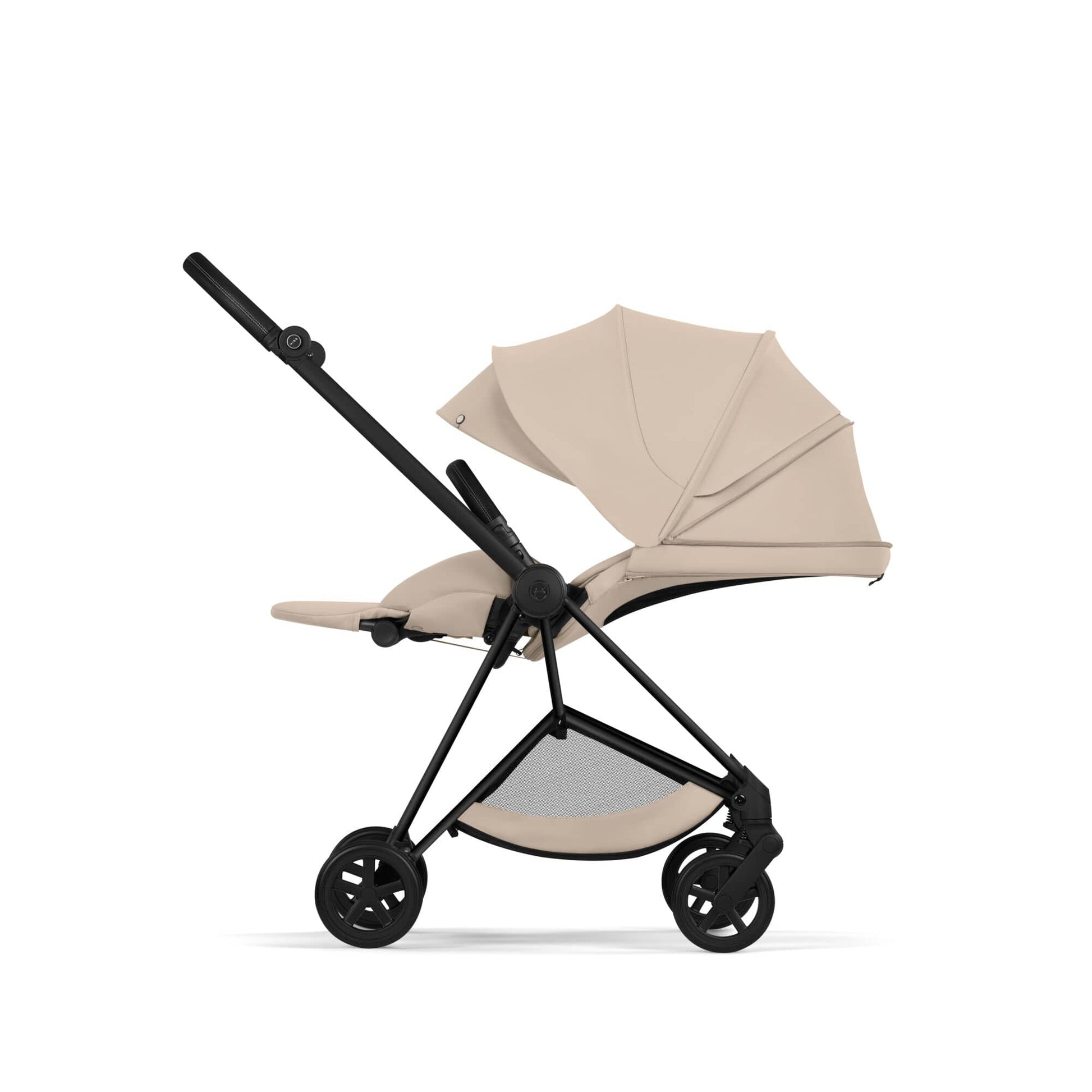 Cybex Prams & Pushchairs Cybex Mios Puschair & Fold Cot Bundle - Black/Cozy Beige 2026