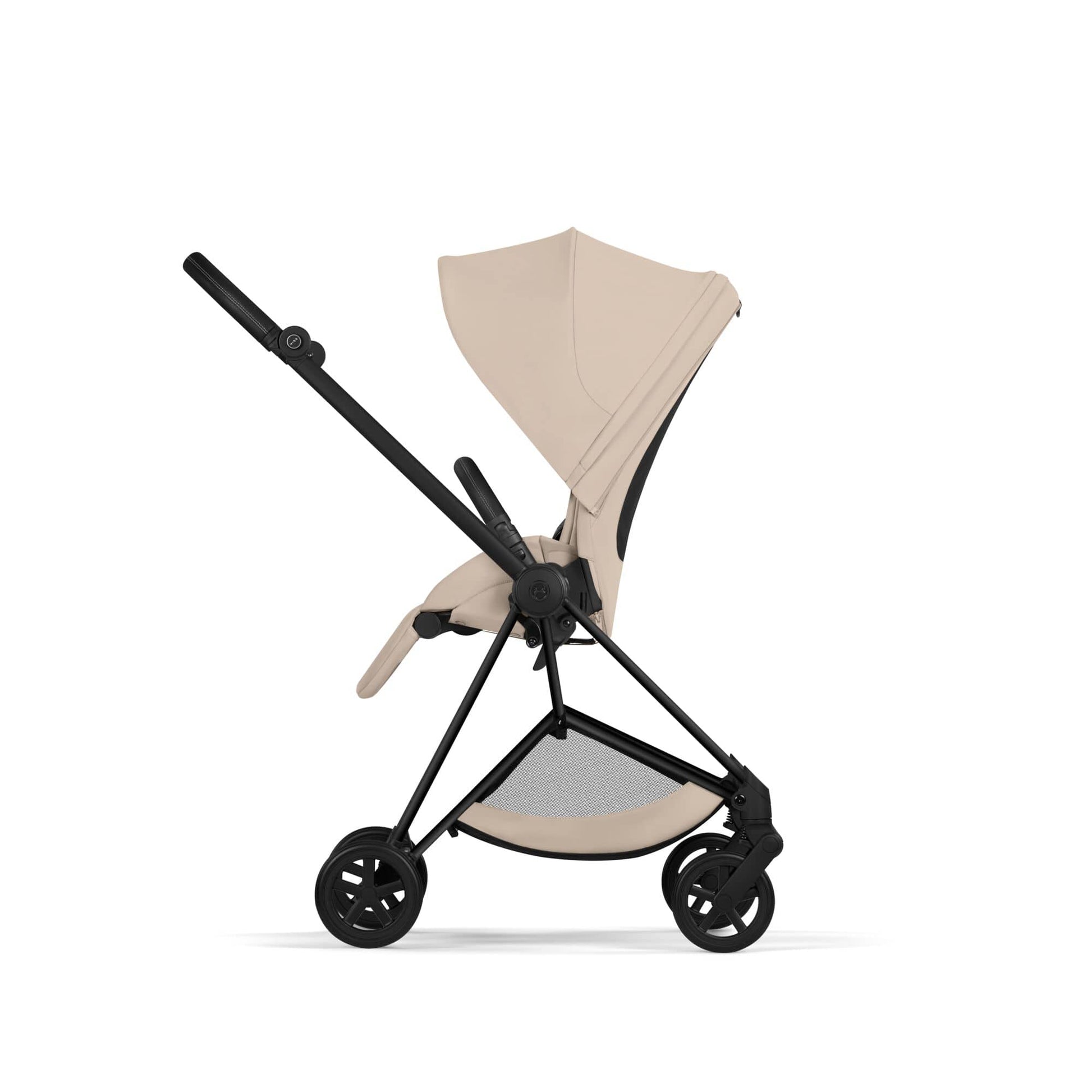Cybex Prams & Pushchairs Cybex Mios Puschair & Fold Cot Bundle - Black/Cozy Beige 2026