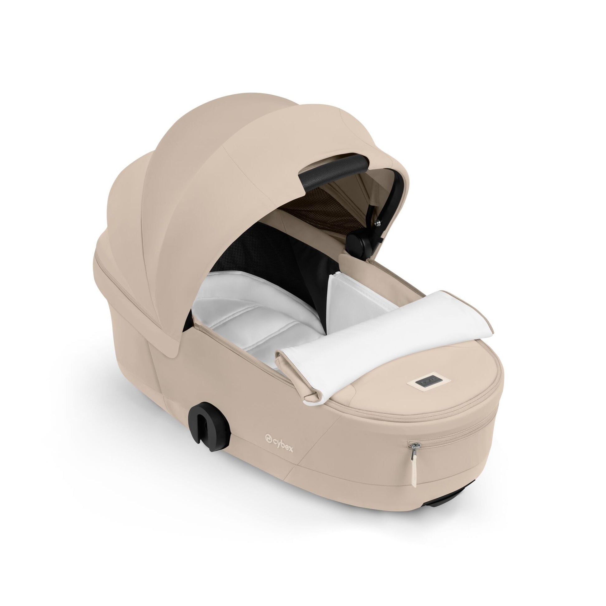 Cybex Prams & Pushchairs Cybex Mios Puschair & Fold Cot Bundle - Black/Cozy Beige 2026