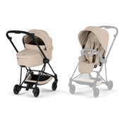 Cybex Prams & Pushchairs Cybex Mios Puschair & Fold Cot Bundle - Black/Cozy Beige 2026