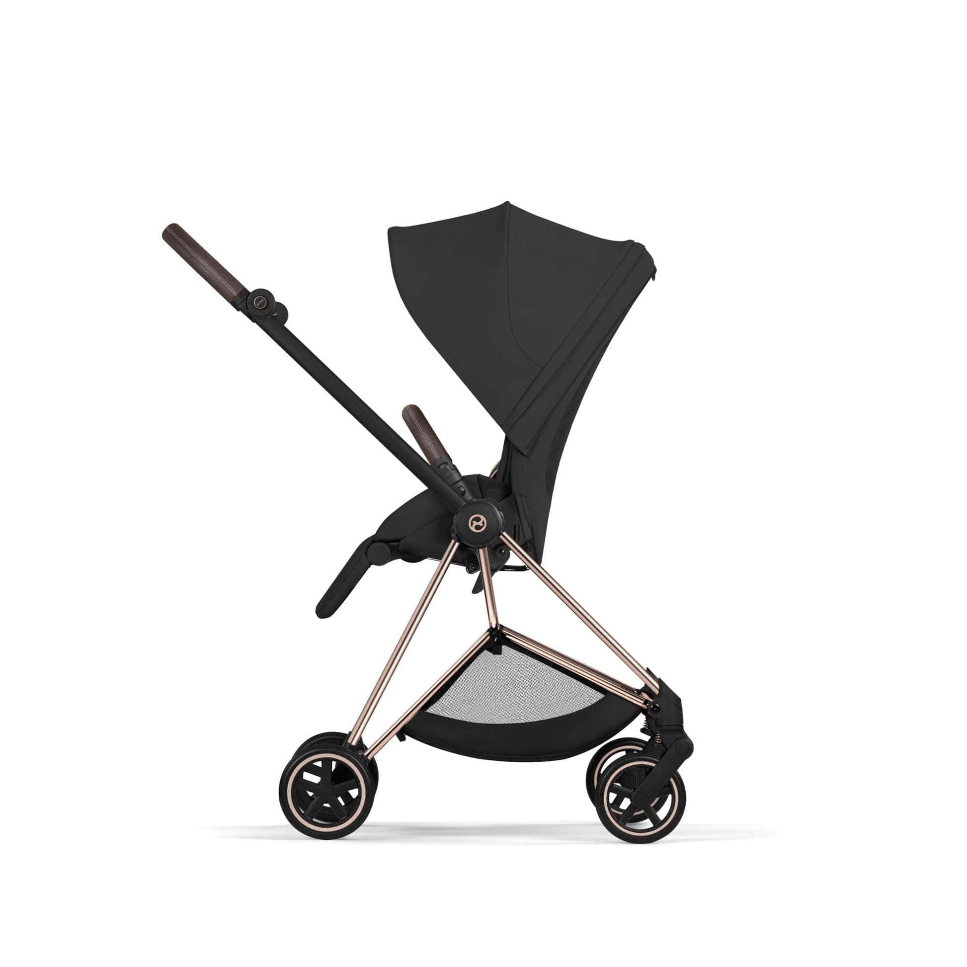 Cybex Prams & Pushchairs Cybex Mios Puschair & Fold Cot Bundle -Rosegold/ Black 2026