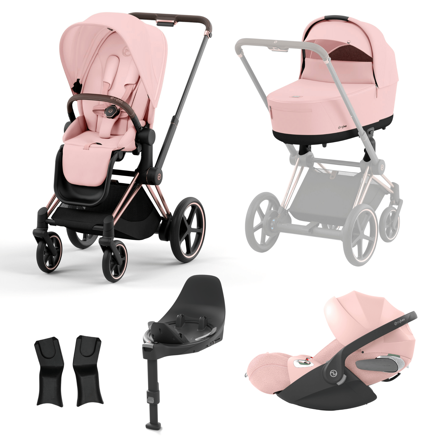 cybex e priam rose gold Cybex ePriam Rose Gold – Bababoom Boutique