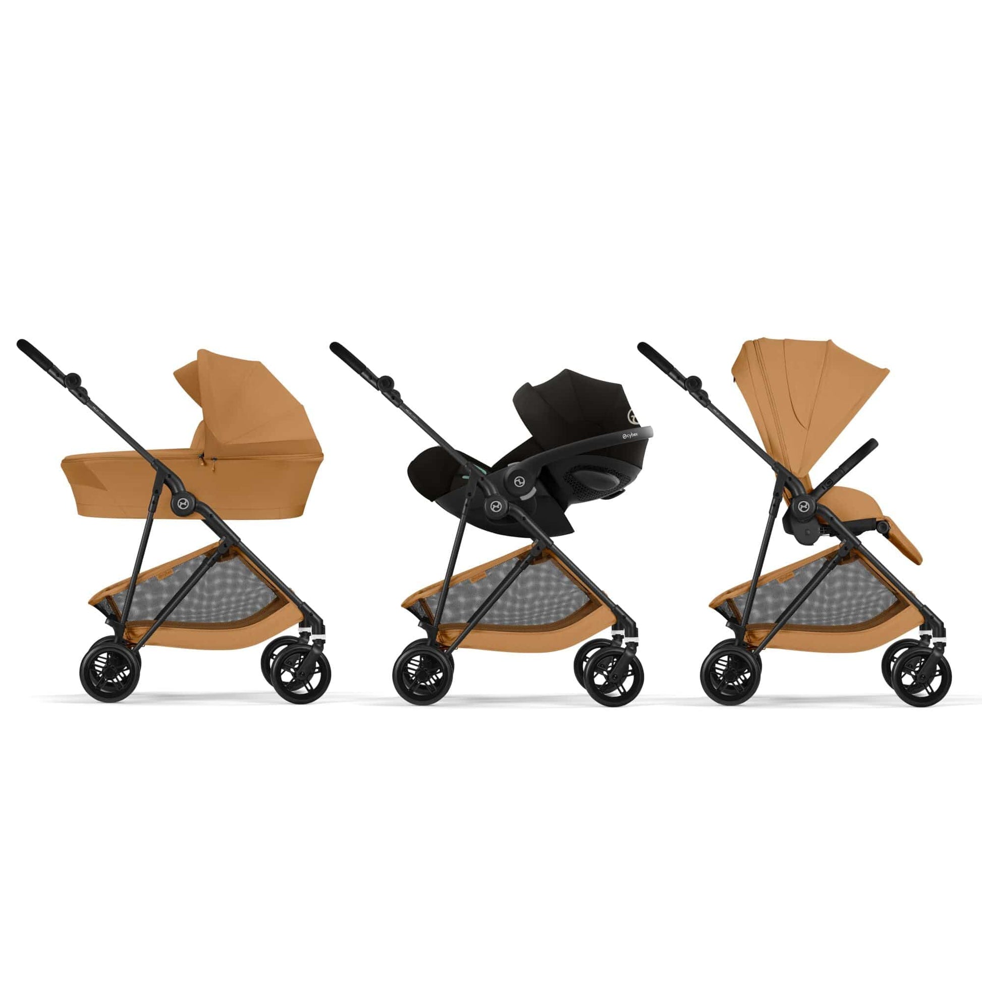 Cybex Pushchair Cybex Melio Carbon - Cinnamon Yellow 04/03/26
