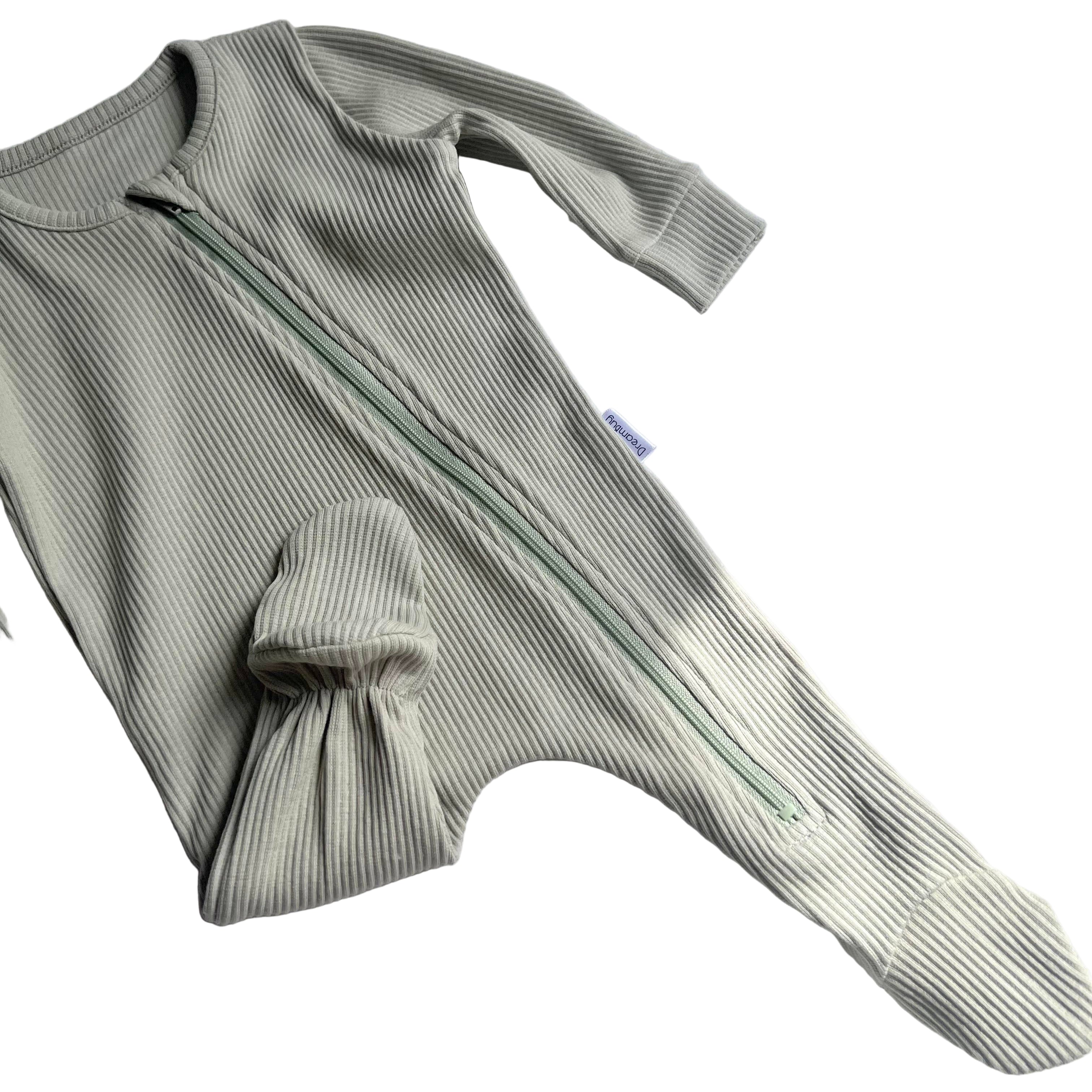 DreamBuy Sage Zip Sleepsuit: 3-6M