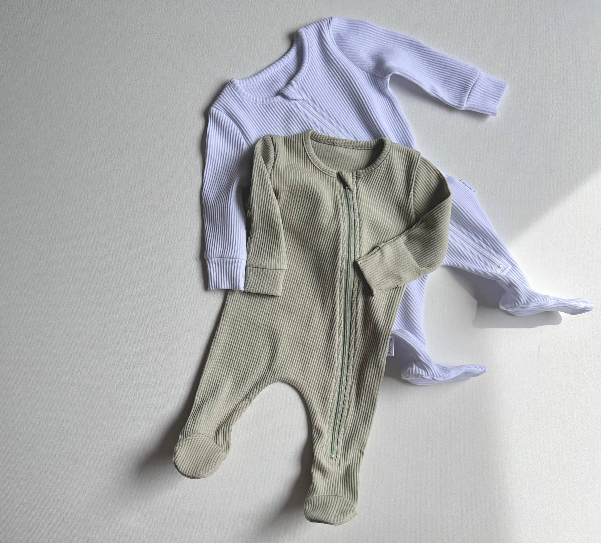 DreamBuy Sage Zip Sleepsuit: 6-12M