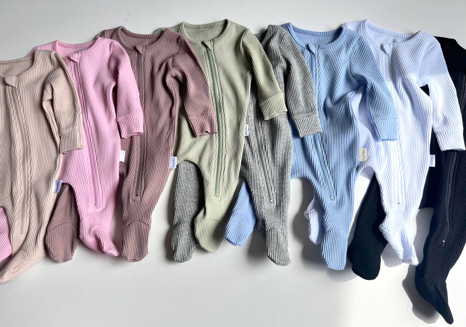 DreamBuy Sage Zip Sleepsuit: 6-12M