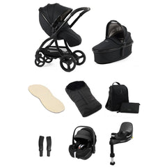 Egg Houndstooth Black / Maxi Cosi Pebble Pro 360 Egg3 Special Edition Travel System Bundle