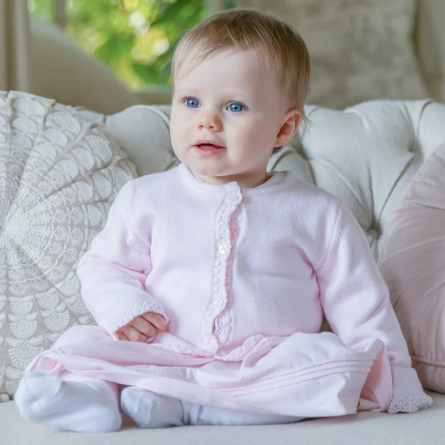 Emile et Rose baby clothing Emile Et Rose Margot Pink Cardigan