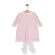 Emile et Rose baby clothing Emile et Rose 'Millie' Pink Dress with Tights