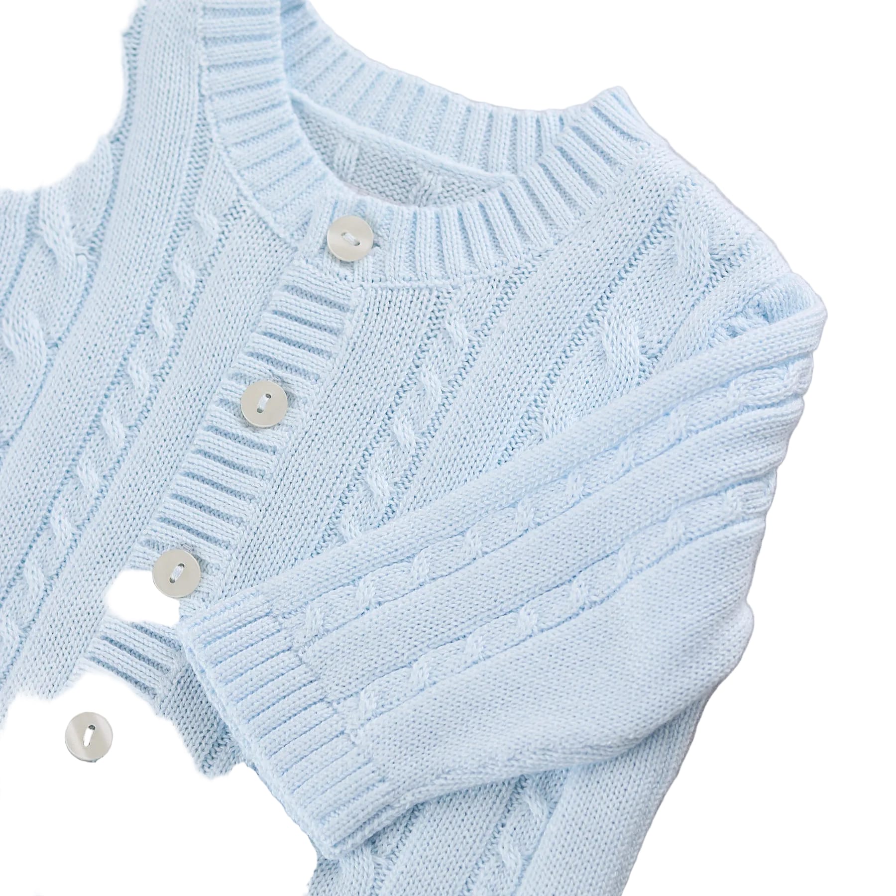 Emile et Rose baby clothing Emile Et Rose Morgan Blue Knit Cardigan
