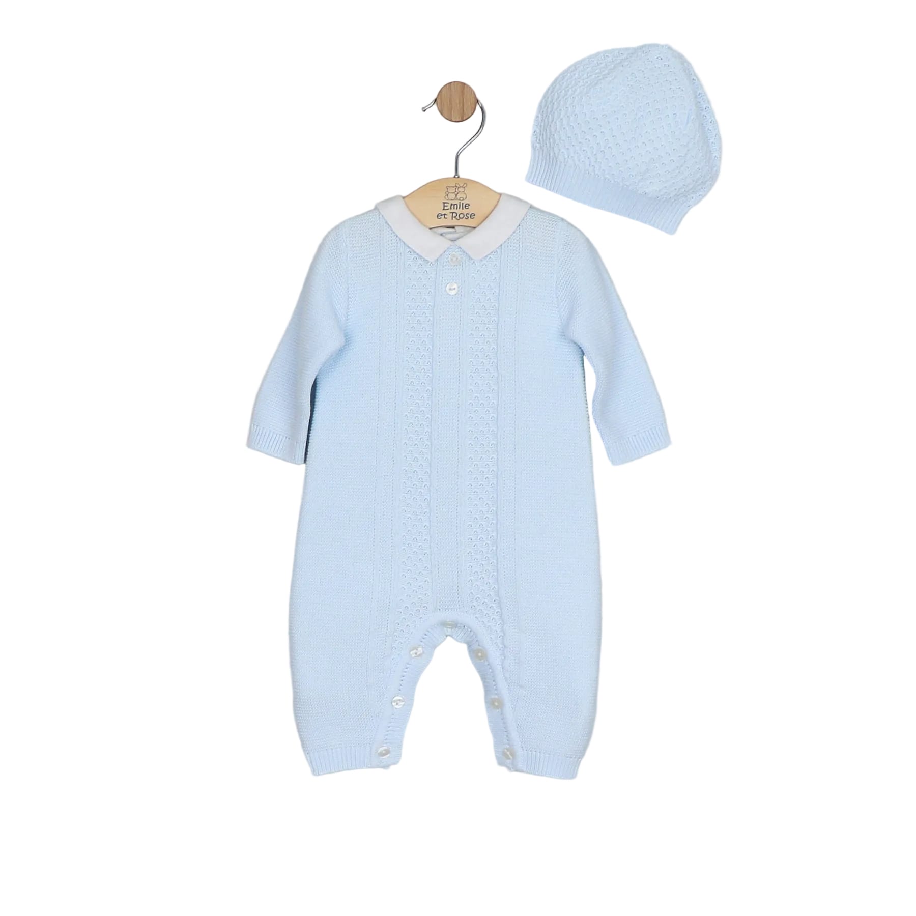 Emile et Rose baby clothing Emile et Rose 'Munro' Knitted outfit with Hat