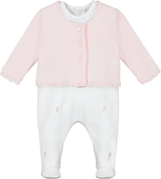 Emile et Rose baby grow Emile et Rose Annabel Babygrow with Cardigan