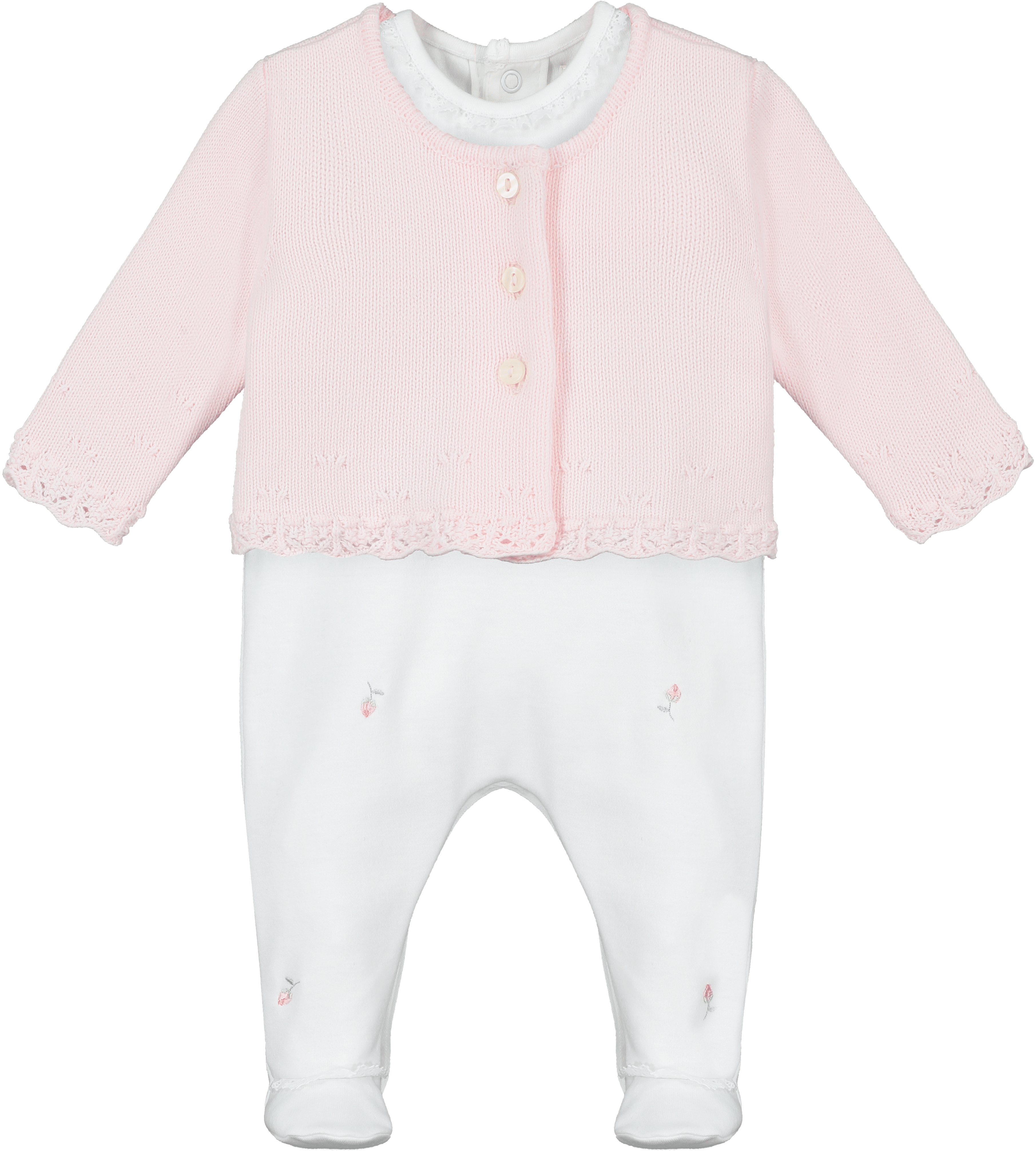 Emile et Rose baby grow Emile et Rose Annabel Babygrow with Cardigan
