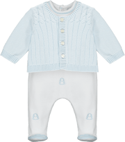 Emile et Rose baby grow Emile et Rose Archer Babygrow with Cardigan
