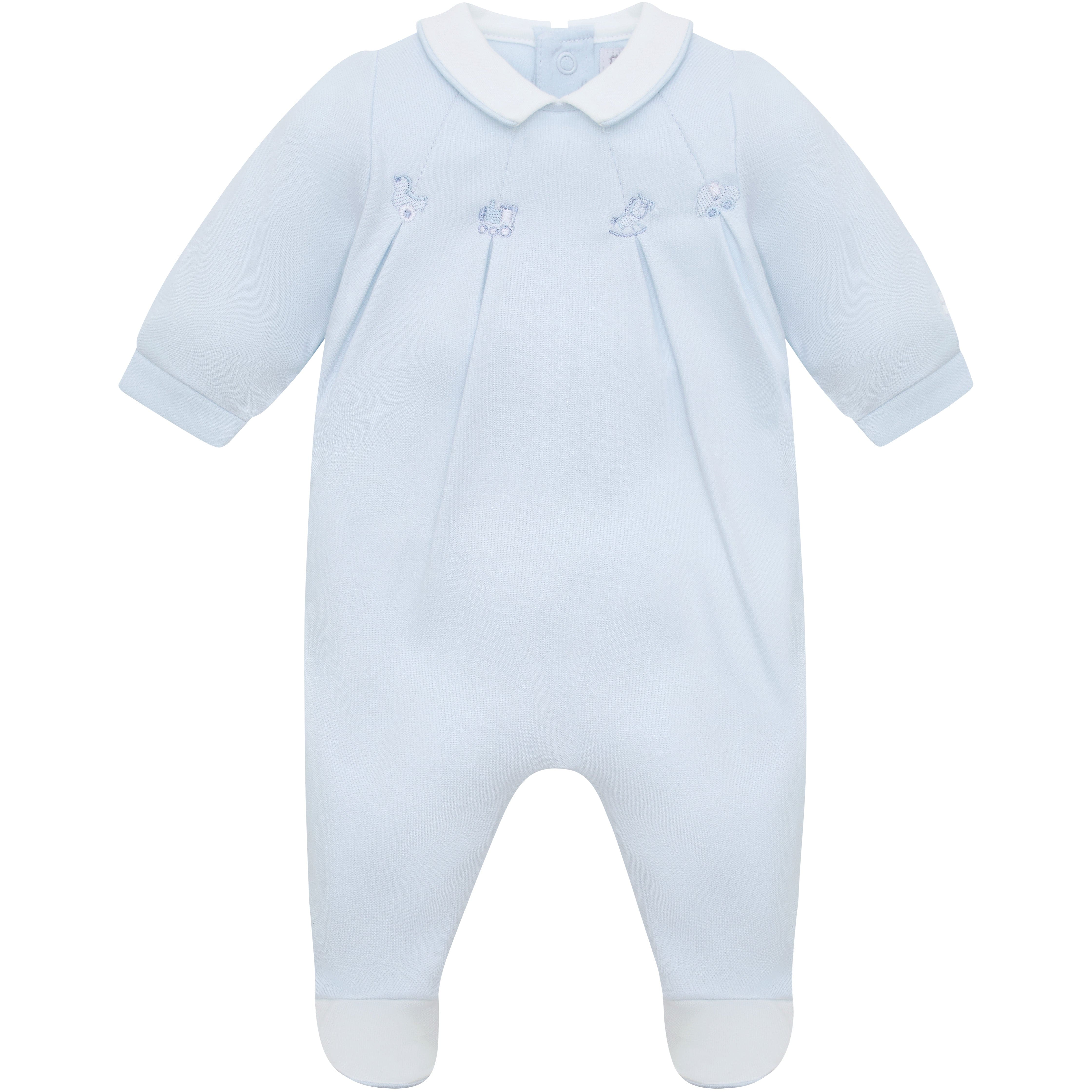 Emile et Rose Babygrow Emile et Rose Blue 'Lenny' Babygrow
