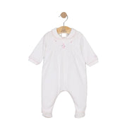 Emile et Rose Babygrow Emile et Rose 'Lara' White Babygrow