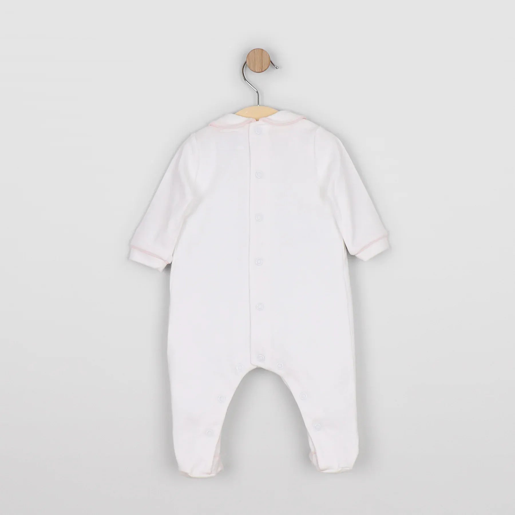 Emile et Rose Babygrow Emile et Rose 'Lara' White Babygrow