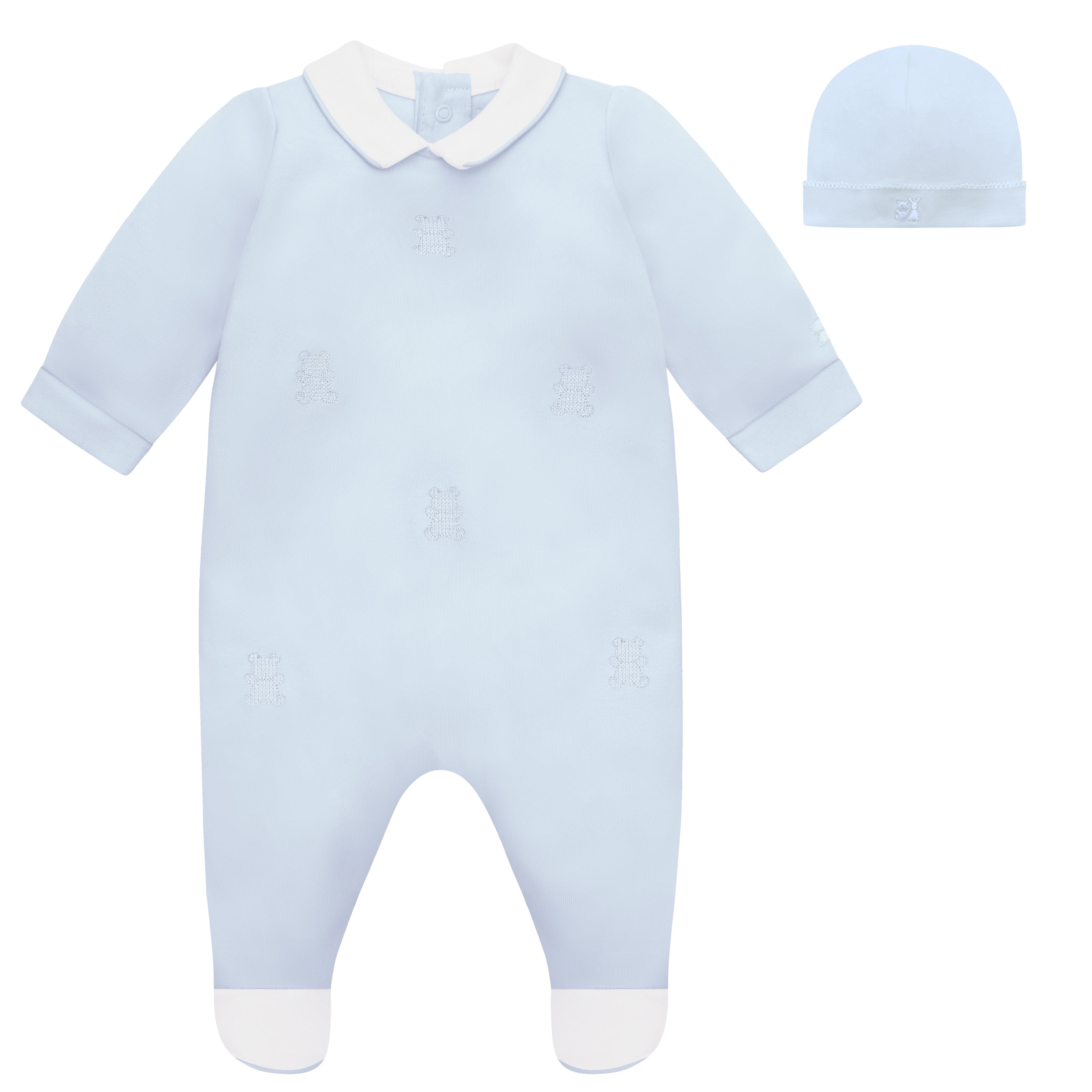 Emile et Rose Babygrow Emile et Rose 'Lionel' Babygrow with Hat