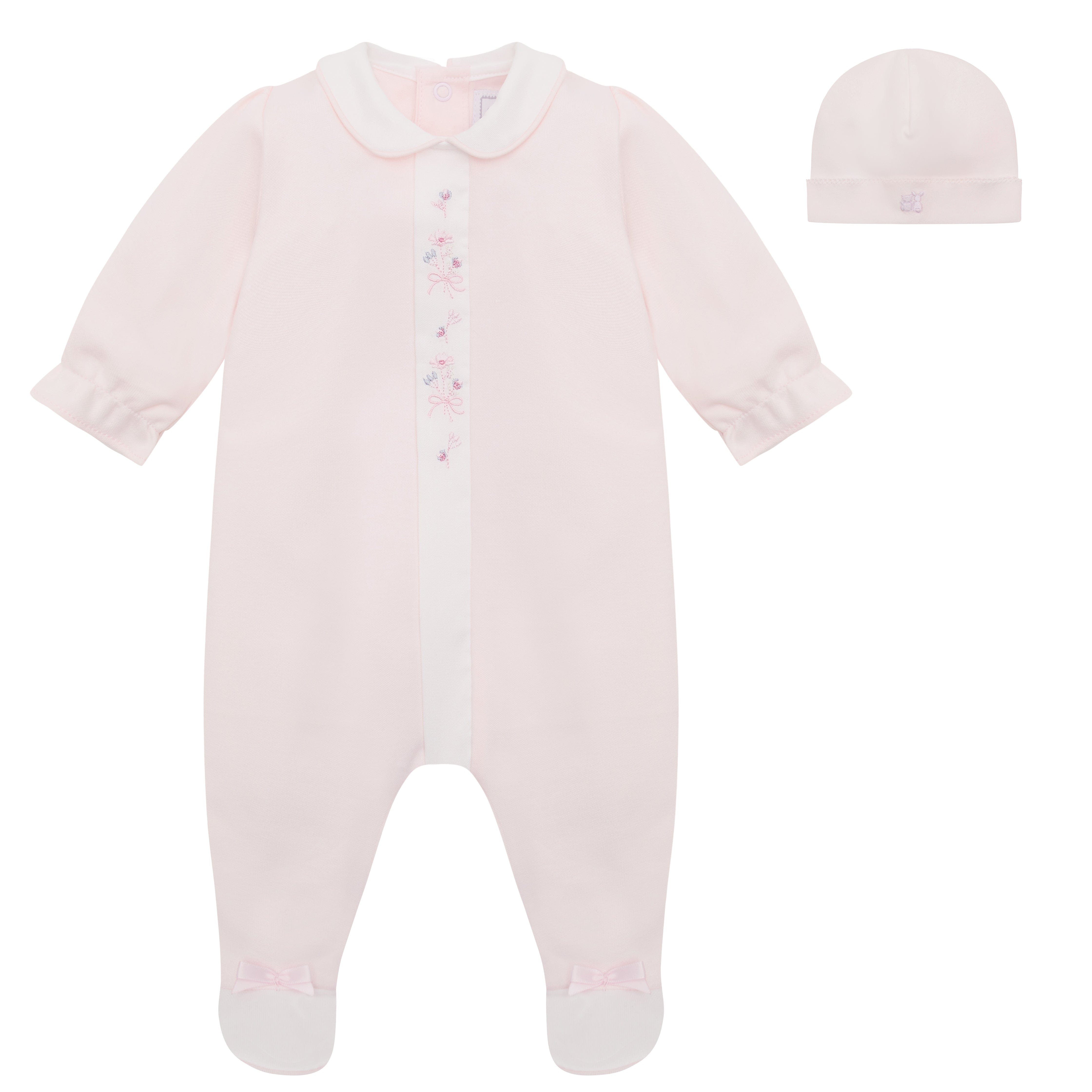 Emile et Rose Babygrow Emile et Rose 'Loretta' Babygrow and Hat