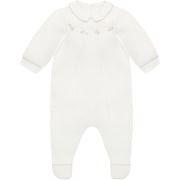 Emile et Rose Babygrow Emile et Rose Stone & White 'Leslie' Babygrow