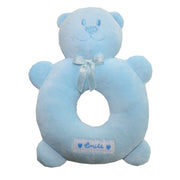 Emile et Rose Gifts Emile et Rose Blue Velour Ring Rattle