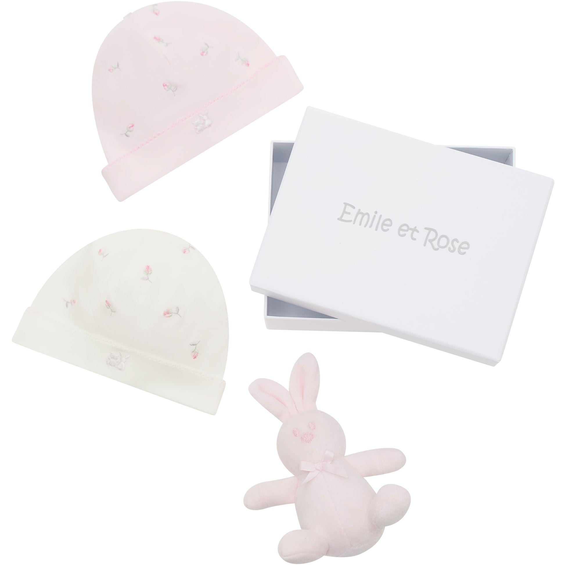 Emile et Rose Gifts Emile et Rose 'Linzi' Pink Hat Gift Set