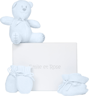 Emile et Rose Hat & Gloves Emile Et Rose Kelsey Blue Set