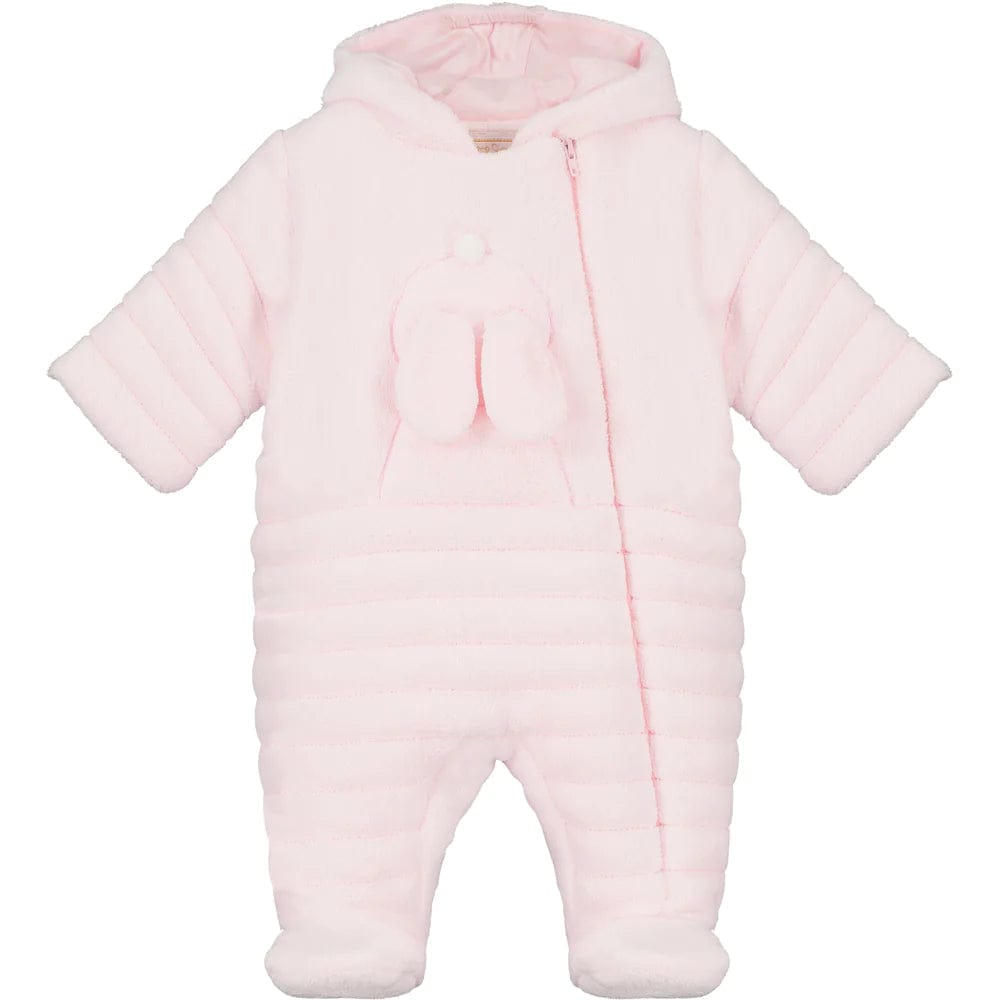 Emile et Rose Snowsuit Emile Et Rose 'Alison' Pink Fleece Pramsuit