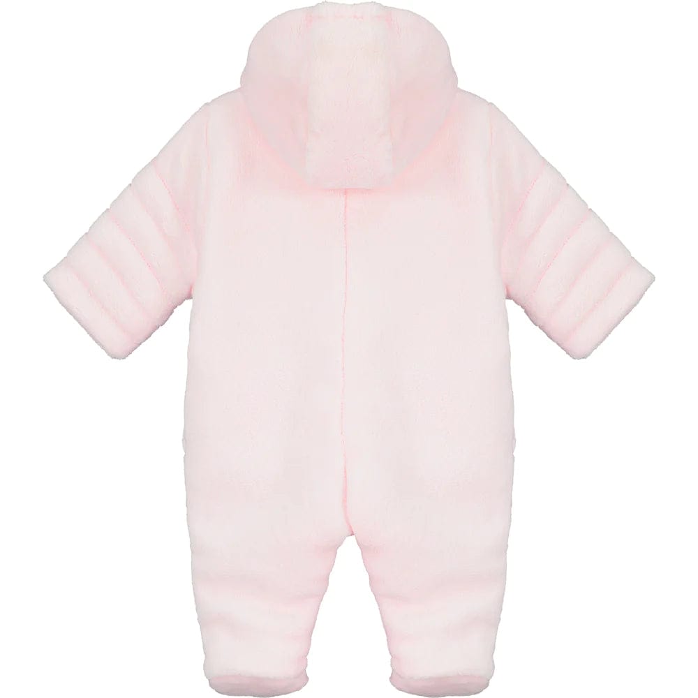 Emile et Rose Snowsuit Emile Et Rose 'Alison' Pink Fleece Pramsuit