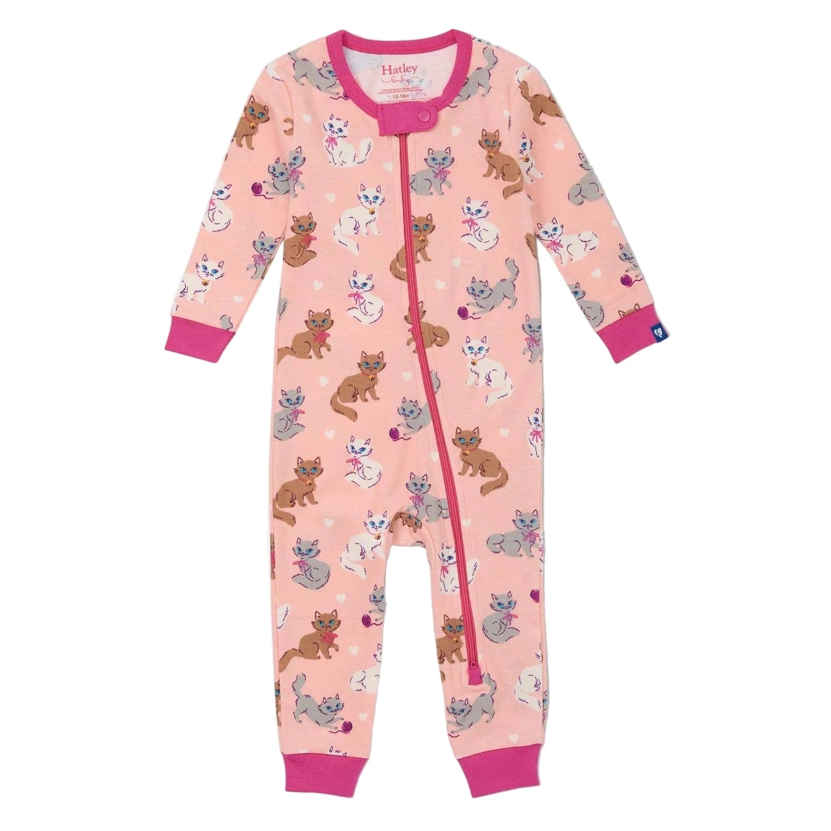 Hatley Babygrow Hatley Little Kitties Babygrow
