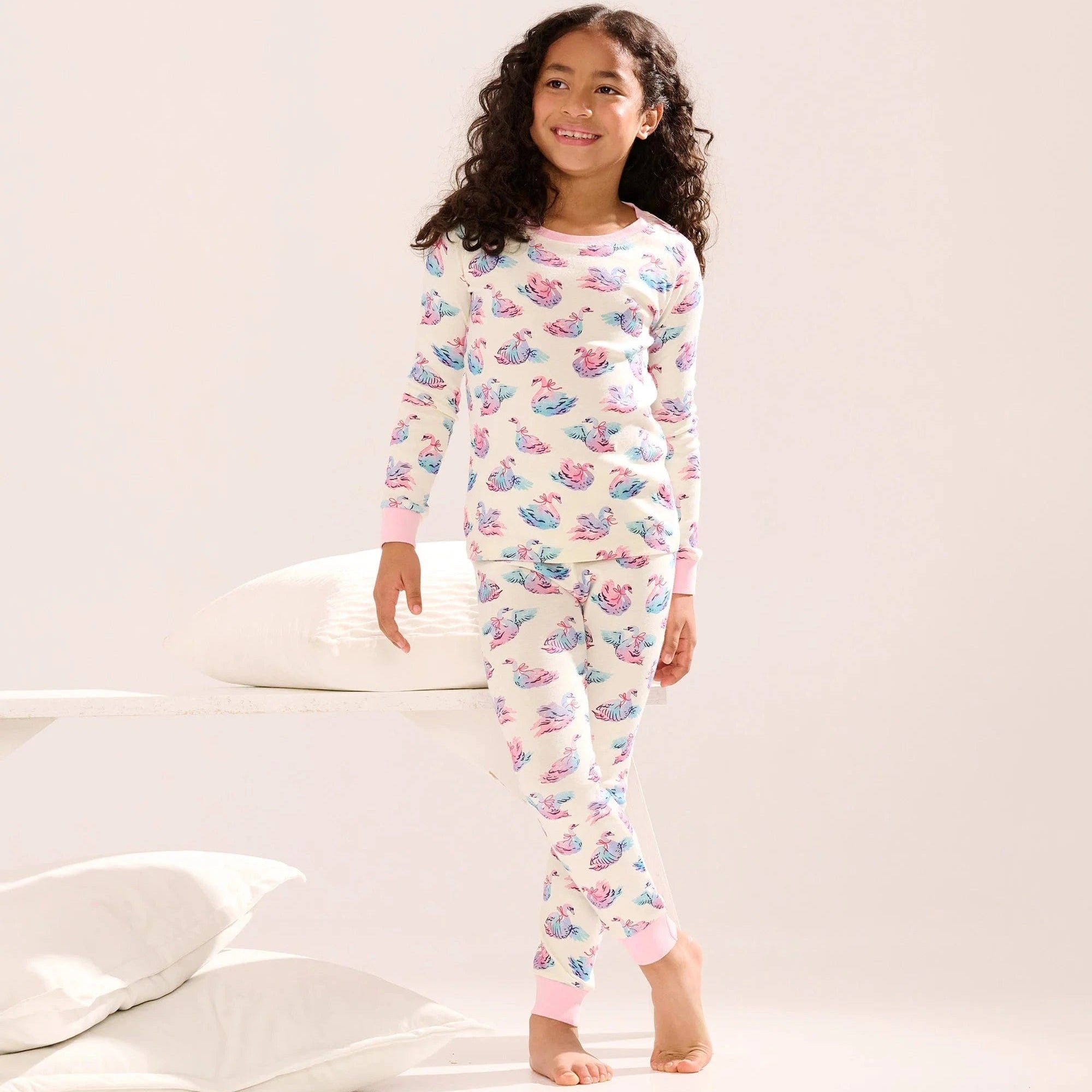 Hatley PJ Set Hatley Elegant Swan Pj Set