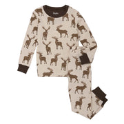 Hatley PJ Set Hatley Pine Brush Stags Pj Set