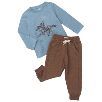 Hatley Two Piece Set Hatley Ranch T shirt & Jogger Set