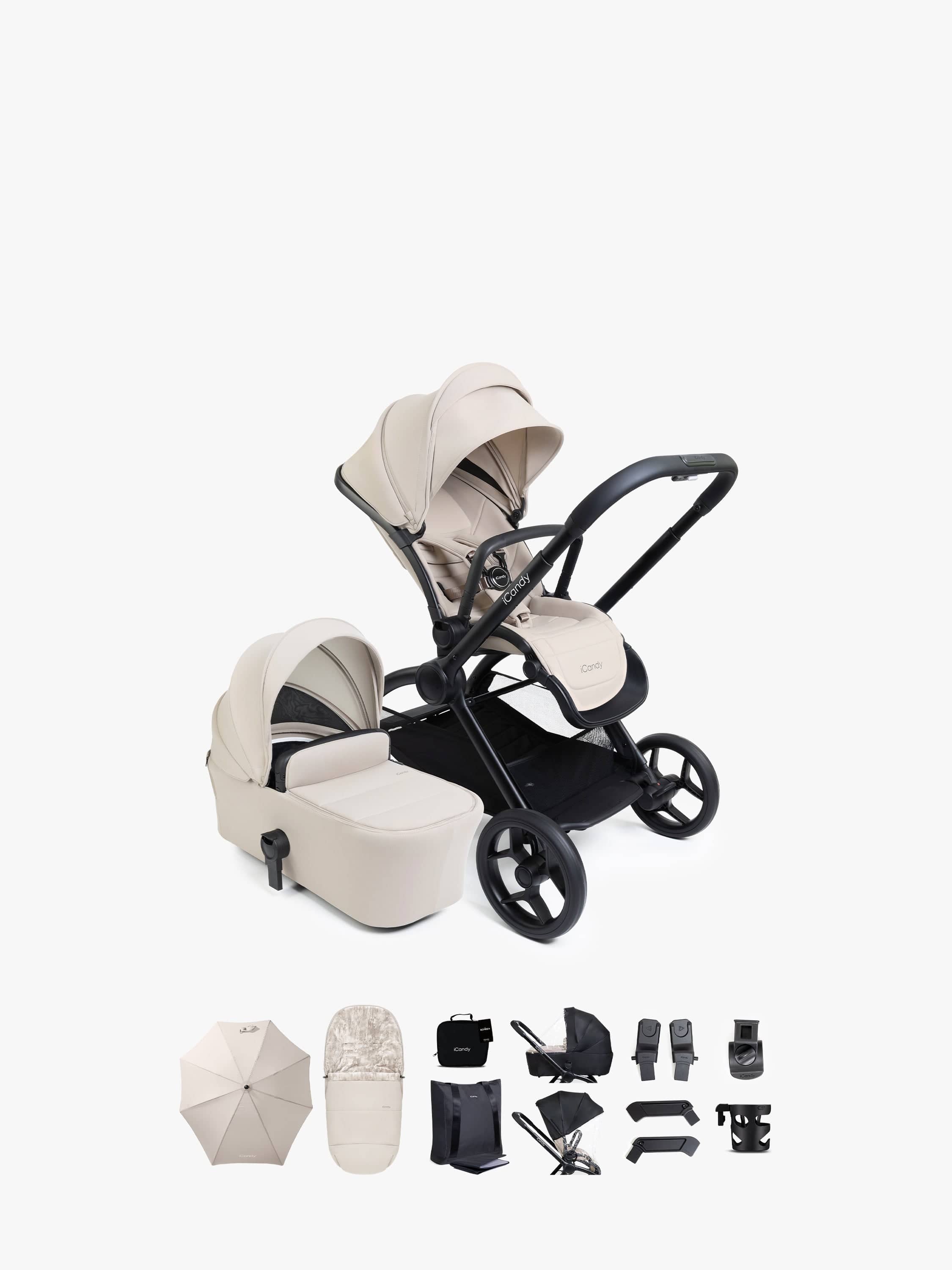 iCandy Prams & Pushchairs iCandy Core 2 Complete Bundle  - Sandstone